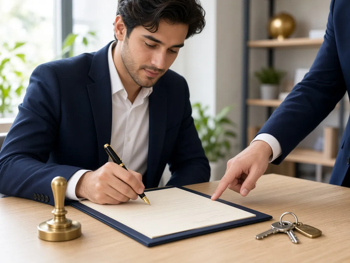 Signing company formation documents