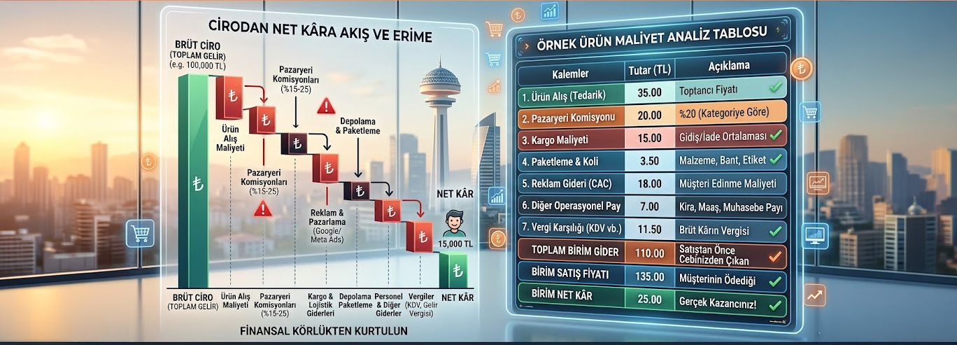 E-Ticarette Kar ve Gider Takibi